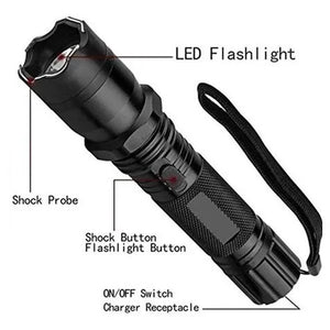 LINTERNA  RECARGABLE CON TASER