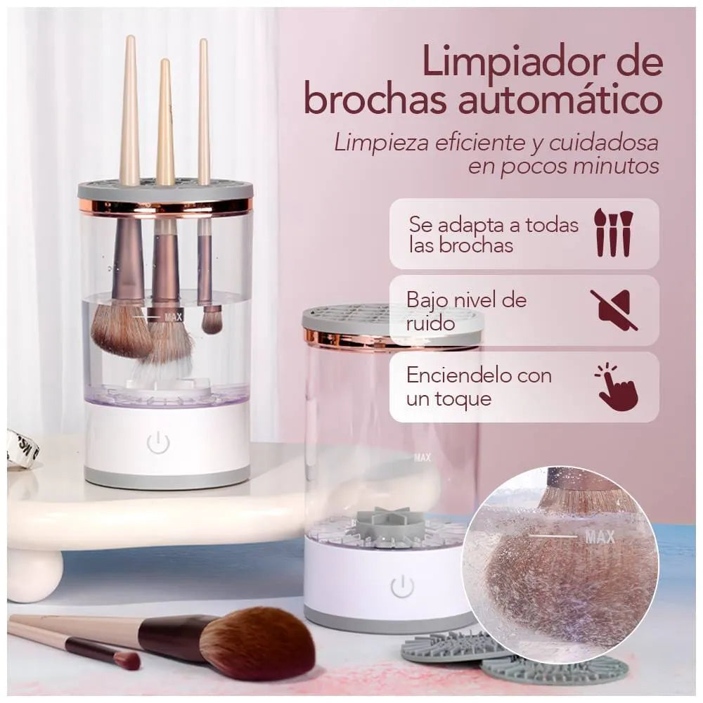Limpiador De Brochas De Maquillaje Electico