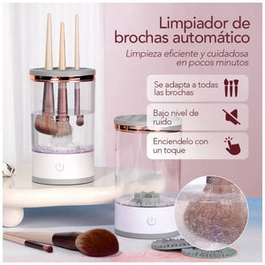 Limpiador De Brochas De Maquillaje Electico